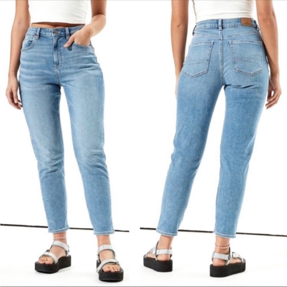 American Eagle Mom Jeans Stretch Denim